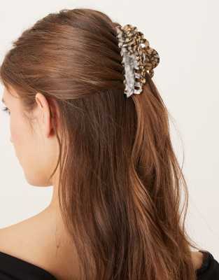 Sui Ava Sui Ava emma peppermint pop middle hair claw in multi