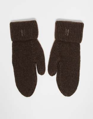 Sui Ava - Fäustlinge in Braun-Brown