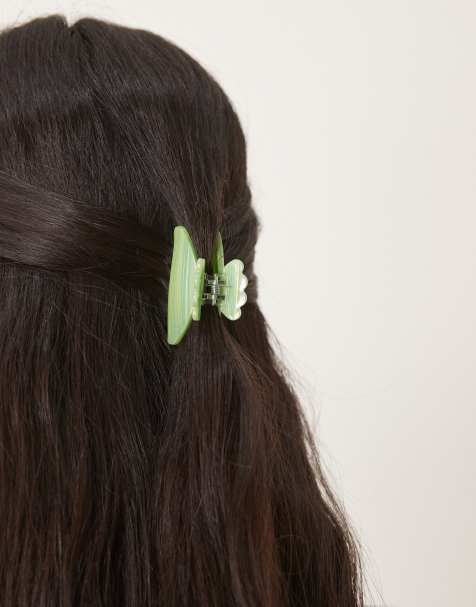 Sui Ava - Flash - Mini haarklem in groen - view 1