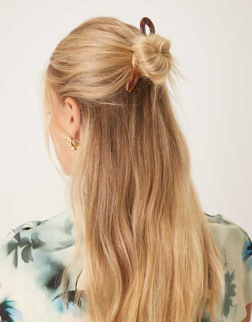 Sui Ava - Forcina per capelli alla francese marrone, 3 di 3