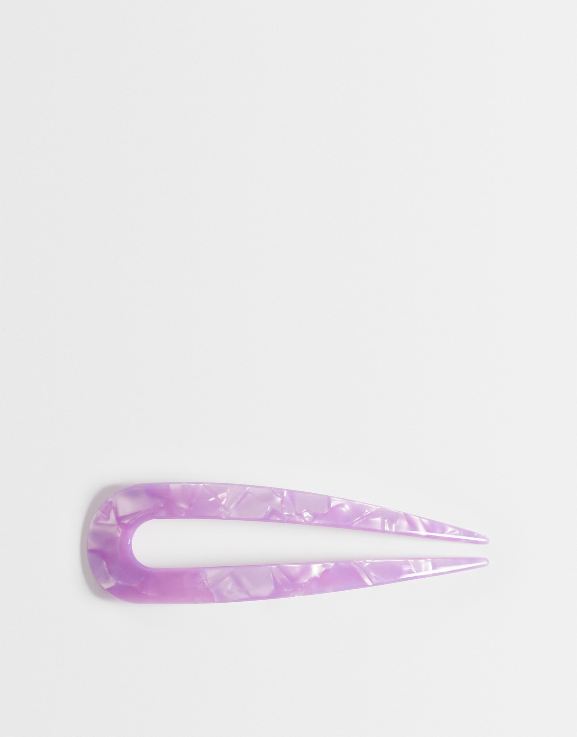 sui ava french twist hair pin in purple