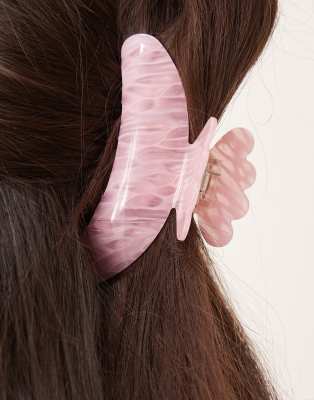 Sui Ava Sui Ava Helle fluid big hair claw in pink