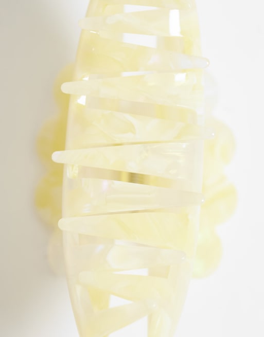 Sui Ava - Helle - Grosse pince à cheveux - Jaune, 2 de 3