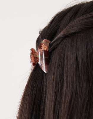 Sui Ava Sui Ava helle knitted mini hair claw in multi