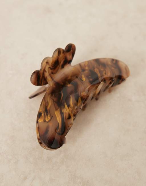 SUI AVA Helle Pretty big hair claw clip in champagne, 2 of 3