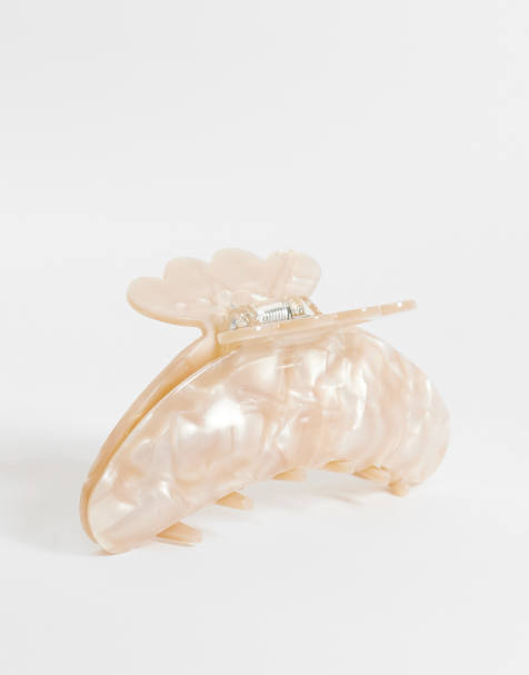 Sui Ava helle silent big hair claw in sand - view 1