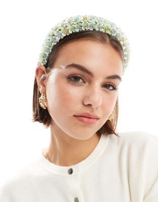 Sui Ava Sui Ava I Can Buy Myself Flowers floral headband in green