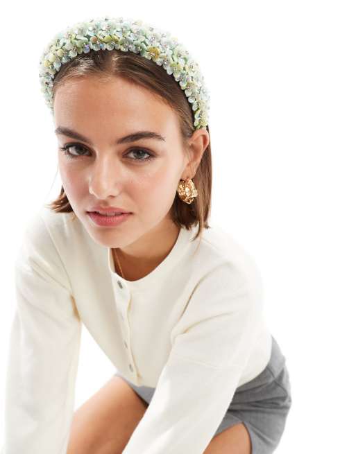 Sui Ava – I Can Buy Myself Flowers – Grönt, blommigt diadem, 3 av 4