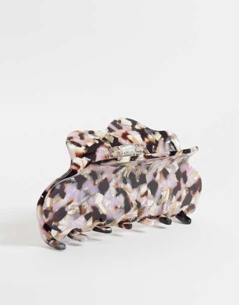 Sui Ava jessie confetti big hair claw in black - view 1