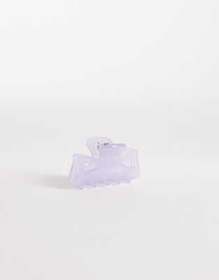 Sui Ava - Kleine Haarklammer in Lila mit Schleifen-Design