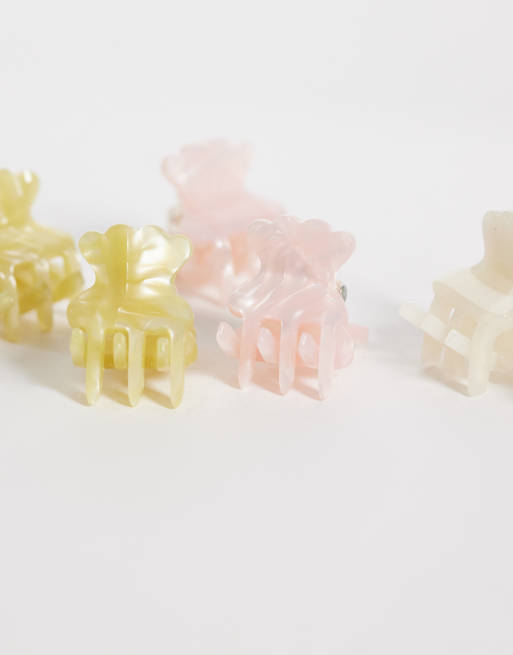 Sui Ava – Kleine, weiche Haarklammern in verschiedenen Farben, 6er-Pack, 3 von 3