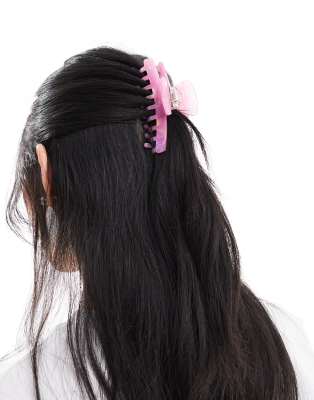 Sui Ava SUI AVA lea paradise big hair claw clip in pink marble