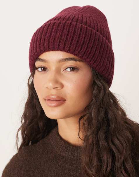 Sui Ava – Nico – Bordowa czapka beanie - view 1
