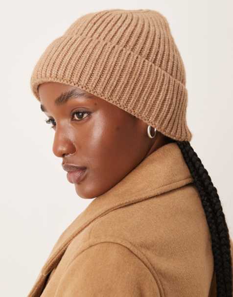 Sui Ava – Nico – Camelowa czapka beanie - view 1