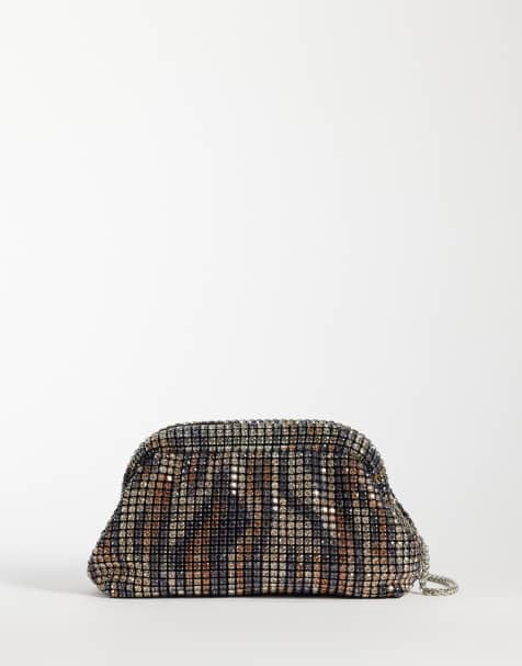 Sui Ava No Silent Nights krystal-clutch i dyreprint - view 1