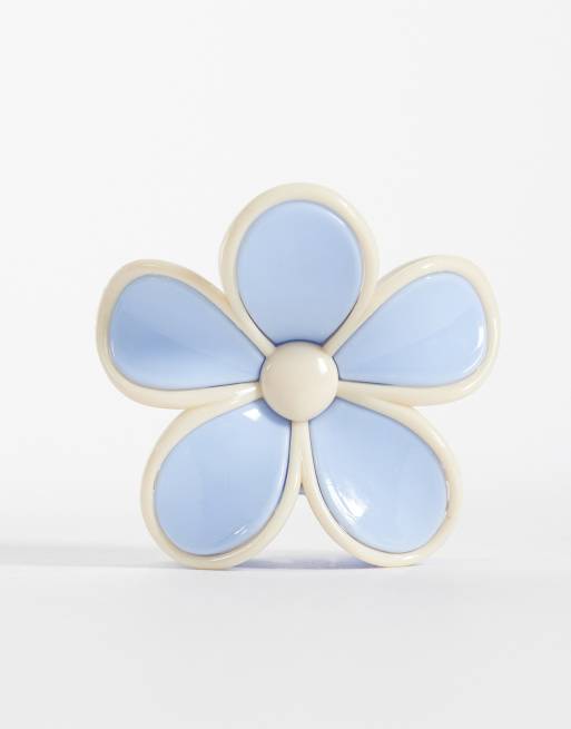 Sui Ava - Pinza para el cabello grande azul con diseño de ranúnculo, 3 de 3