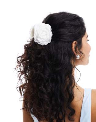 Pettine Per Capelli Da Sposa Con Fiori E Strass - Accessorio Elegante Per Matrimonio E Feste - YAZILIND