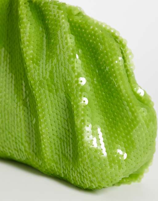 Sui Ava - Pochette à sequins - Citron vert, 3 de 4