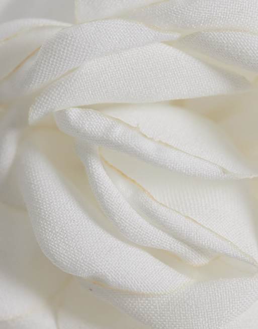 Sui Ava rosa hair claw in white, 3 of 3