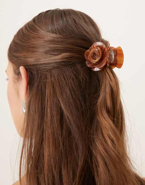 Sui Ava - Rosie - Fermaglio per capelli piccolo color caffellatte - view 1