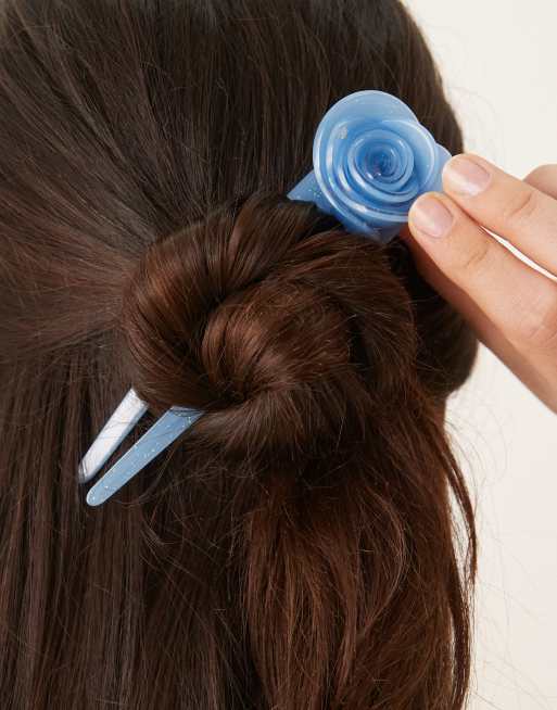 Sui Ava - Rosie - Haarklem voor knot in babyblauw, 3 van 3