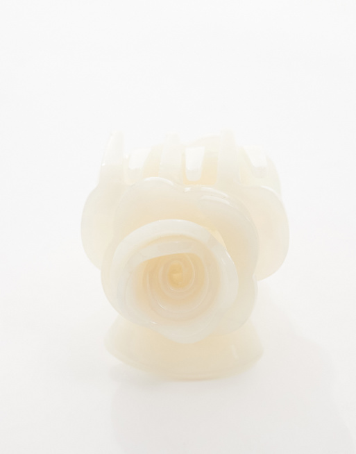 SUI AVA Rosie hair claw clip in cream, 2 of 4