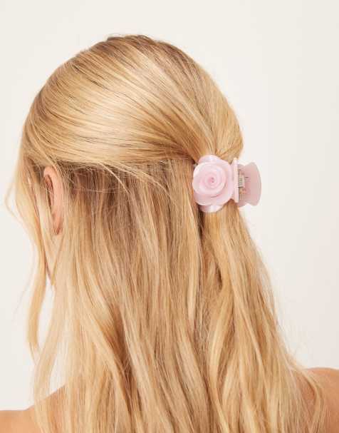 Sui Ava – Rosie – Rosa, liten hårklämma - view 1