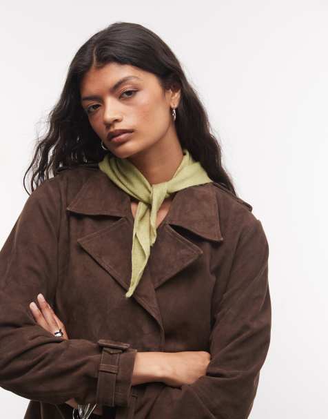 Sui Ava small triangle scarf in green - view 1