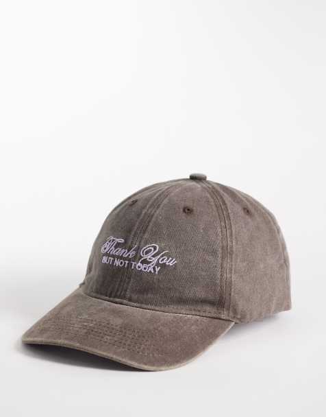 Sui Ava soft served cap in brown - view 1