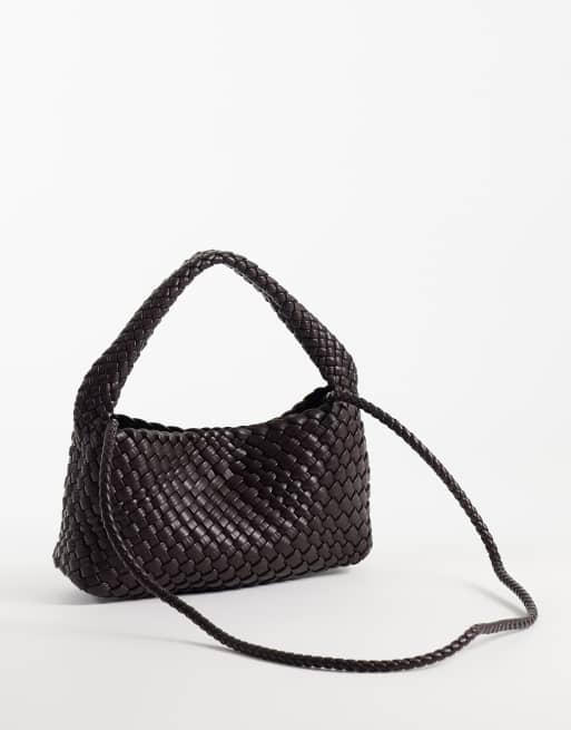 Sui Ava woven mini bag in brown, 4 of 4