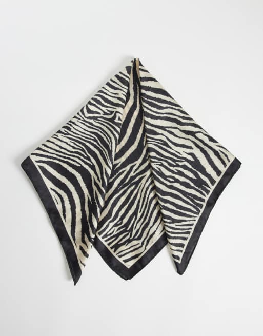 Sui Ava zebra print headscarf, 4 of 4