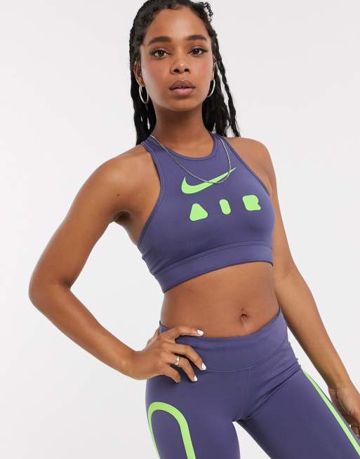 Sujetador y leggings en azul future air de Nike Running, 2 de 3