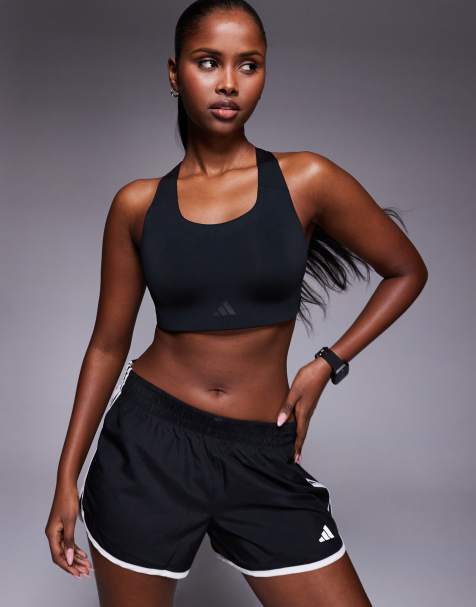 Sujetador deportivo negro Power Essentials de adidas Training - view 1