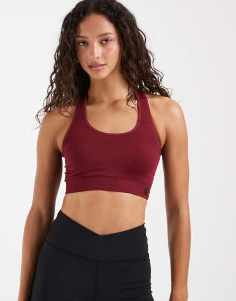 Sujetador deportivo rojo tibetano con espalda de nadadora Don't Sweat It II de Dare 2b - view 1