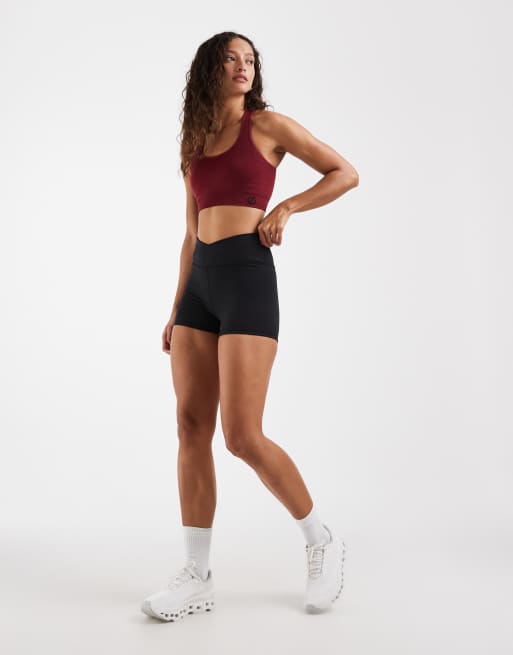 Sujetador deportivo rojo tibetano con espalda de nadadora Don't Sweat It II de Dare 2b, 2 de 4