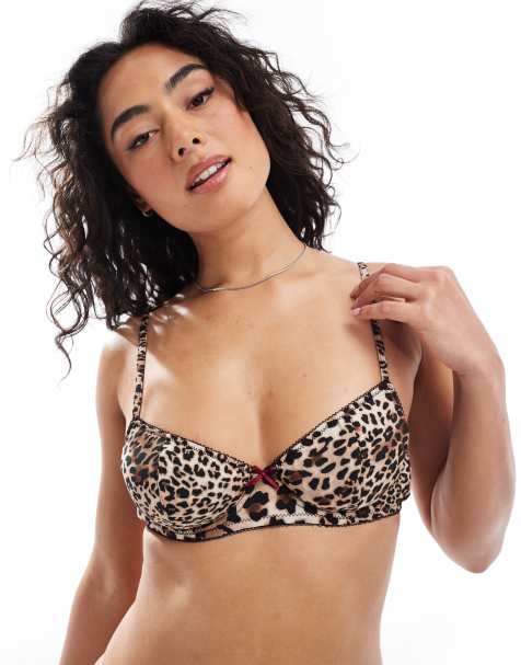 Sujetador invisible con estampado de leopardo de Cotton On - view 1