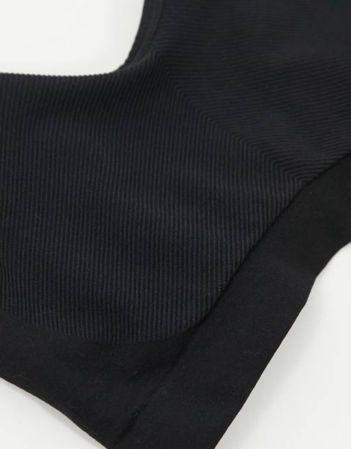 Sujetador negro para lactancia sin costuras de ASOS DESIGN Maternity, 3 de 4