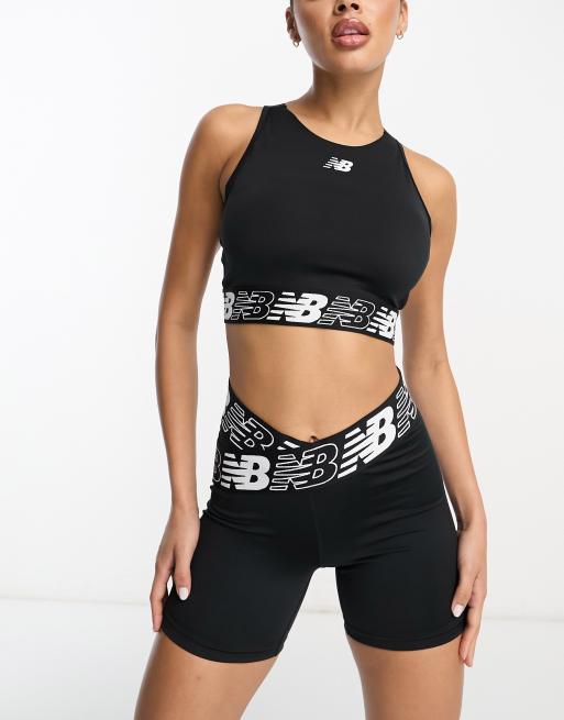 Sujetador negro Relentless de New Balance