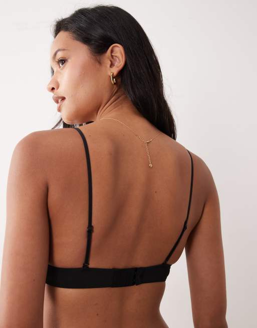 Sujetador negro sin aros con escote corazón de Cotton On, 2 de 4