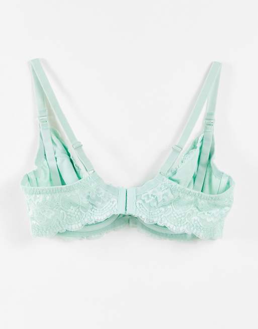 Sujetador para copas grandes verde menta de lactancia de Ivory Rose Maternity, 2 de 4