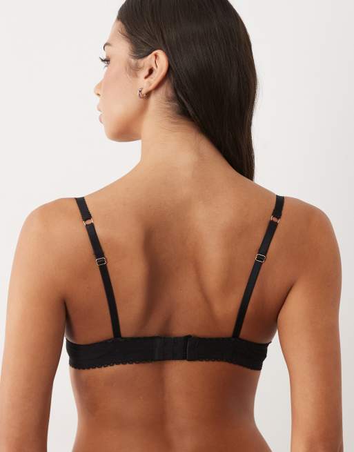 Sujetador push up negro de encaje Lola de ASOS DESIGN, 4 de 4