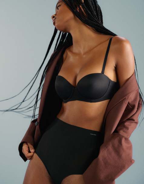 Sujetador push up negro sin tirantes Perfectly Fit de Calvin Klein - view 1
