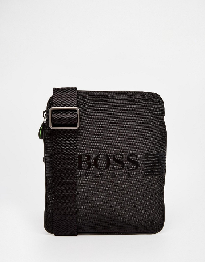 фото Сумка для авиаперелетов с логотипом boss green by hugo boss pixel-черный