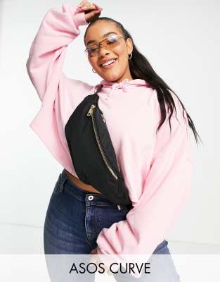 ASOS Basics Сумка-кошелек на пояс ASOS DESIGN Curve-Черный цвет