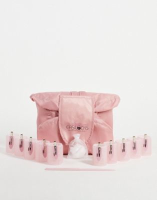 фото Сумка с аксессуарами для волос розового цвета easilocks – glam on the go bag-бесцветный