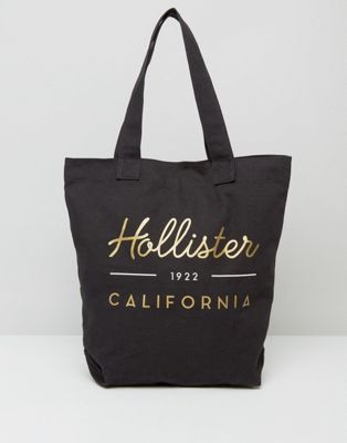 hollister canvas bag