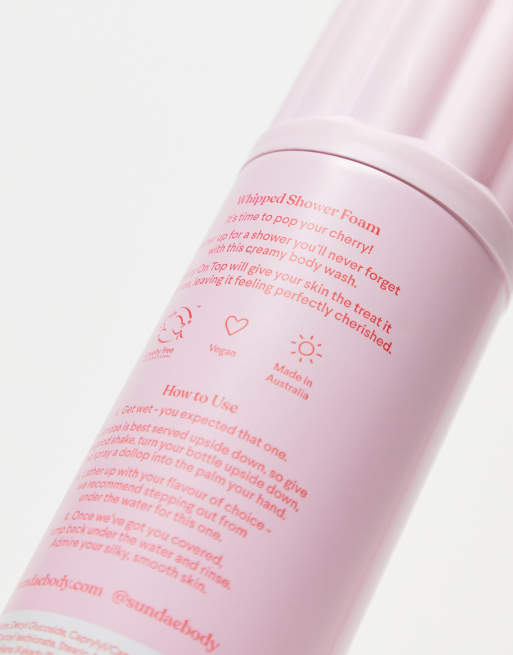 Sundae Body Whipped Shower Foam Cherry On Top with Kadkadu Plum & Finger Lime, 4 of 4