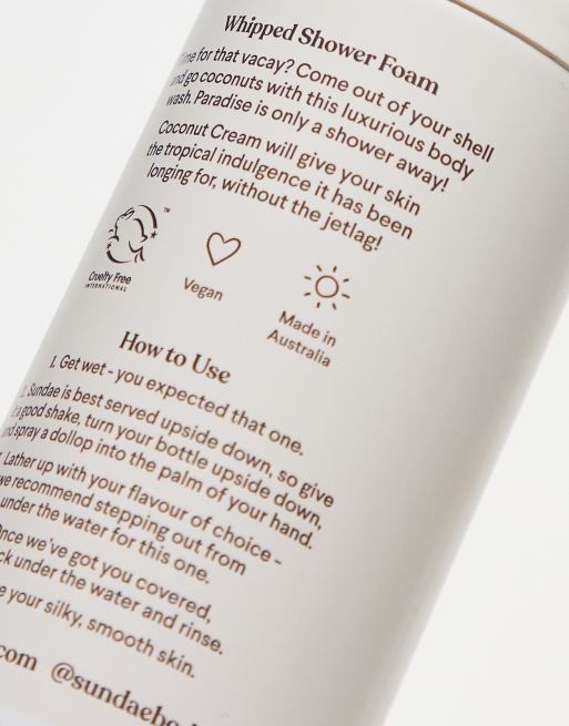 Sundae Body Whipped Shower Foam - Coconut Cream , 4 of 4