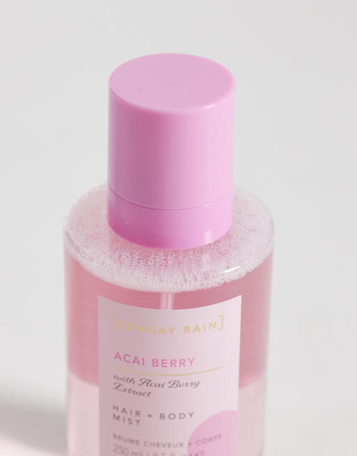 Sunday Rain – Acai Berry – Hår- och kroppsspray, 3 av 4