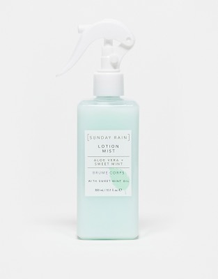 Sunday Rain Sunday Rain Aloe Vera & Sweet Mint Body Lotion Mist 300ml-No colour